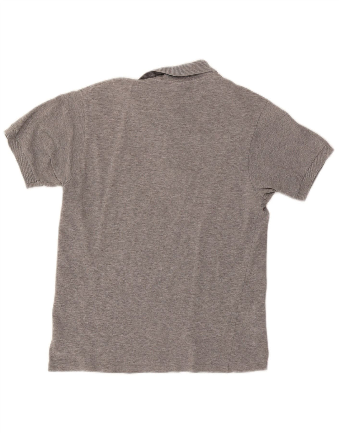 LACOSTE Herren-Poloshirt, Größe 3, klein, graue Baumwolle