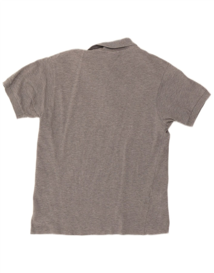 LACOSTE Herren-Poloshirt, Größe 3, klein, graue Baumwolle