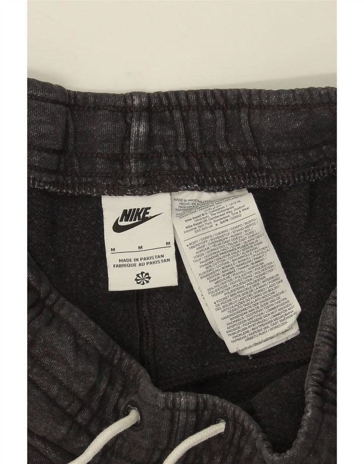 Nike Herren-Sportshorts aus mittelgrau gefleckter Baumwolle