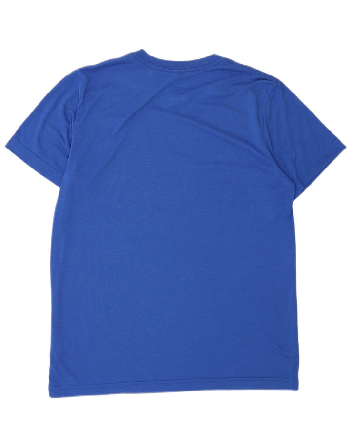 NIKE Herren-T-Shirt mit Slim-Fit-Grafik, groß, blau, Polyester