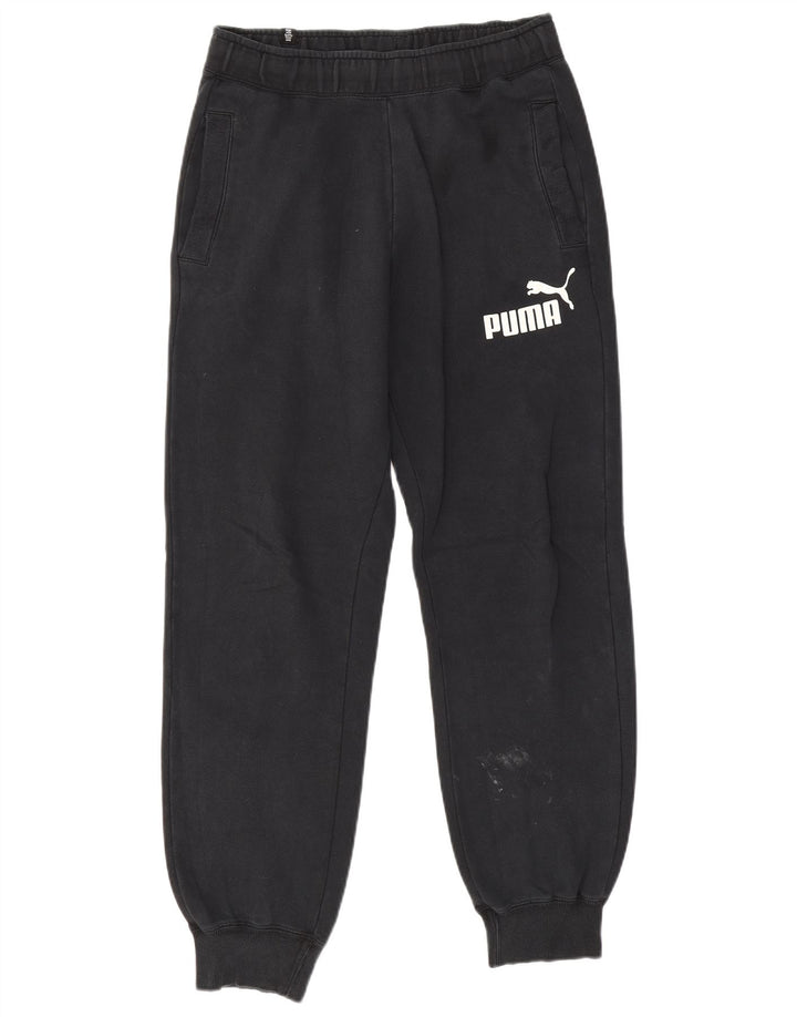 Puma Herren-Trainingshose mit Grafik, Größe S, Schwarz