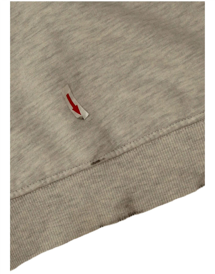 Tommy Hilfiger Damen-Sweatshirt mit Grafik-Übergröße, Gr. 14, Mittelgrau