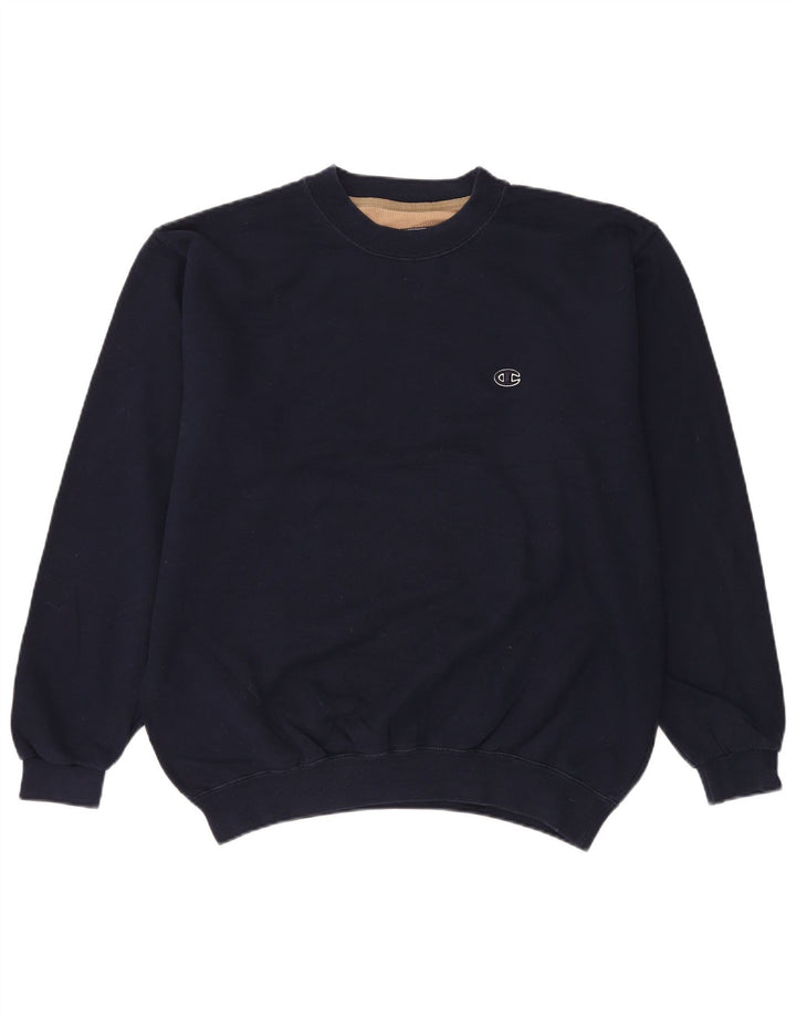 Champion Herren Sweatshirt Pullover XL Marineblau Baumwolle