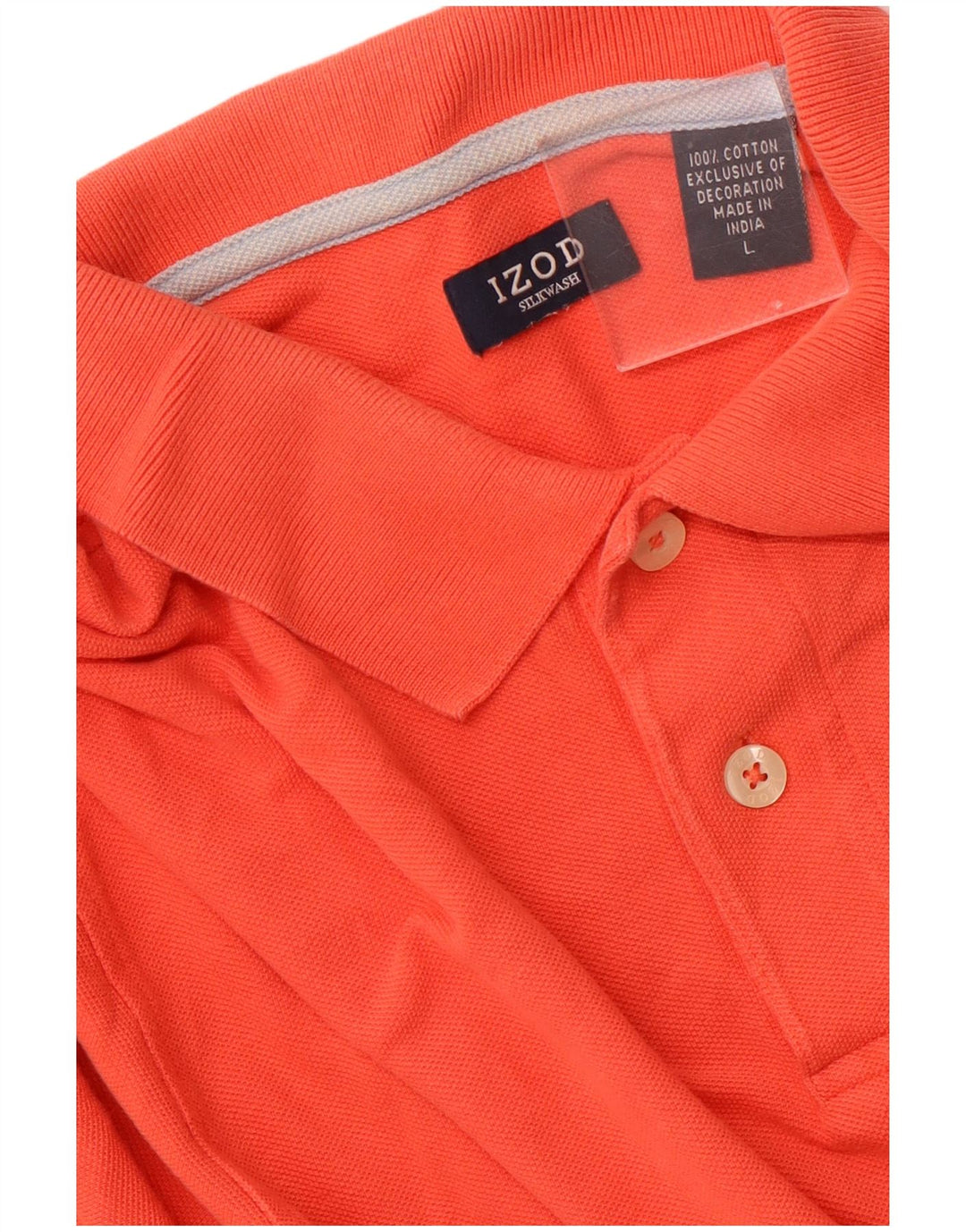 Izod Herren-Poloshirt, große Baumwolle, Orange