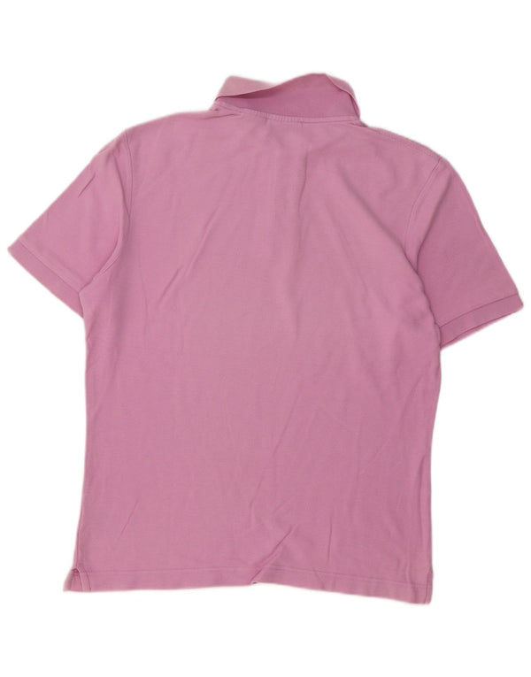 Fila Herren Poloshirt Small Rosa Baumwolle