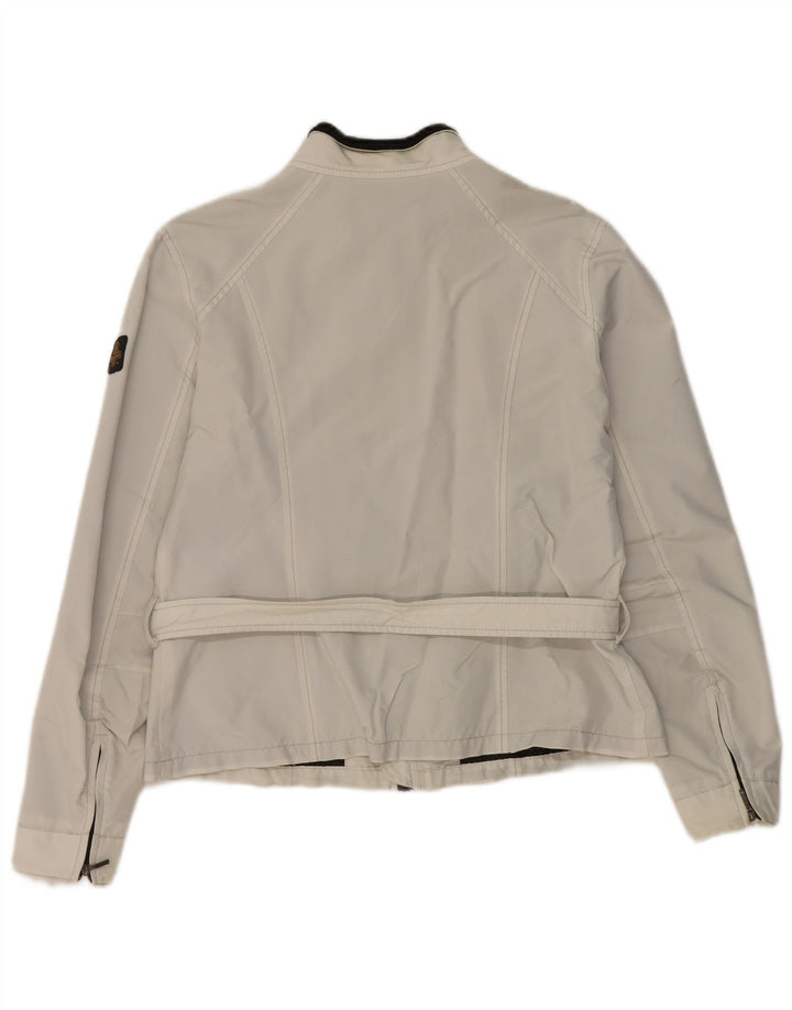 Refrigiwear Damen Regenjacke UK 14 Large Weiß Polyamid