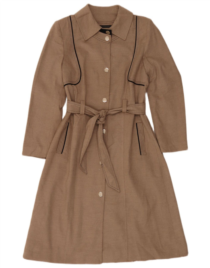 Pierre Cardin Damen Trenchcoat IT 42 Mittelbeige Polyester