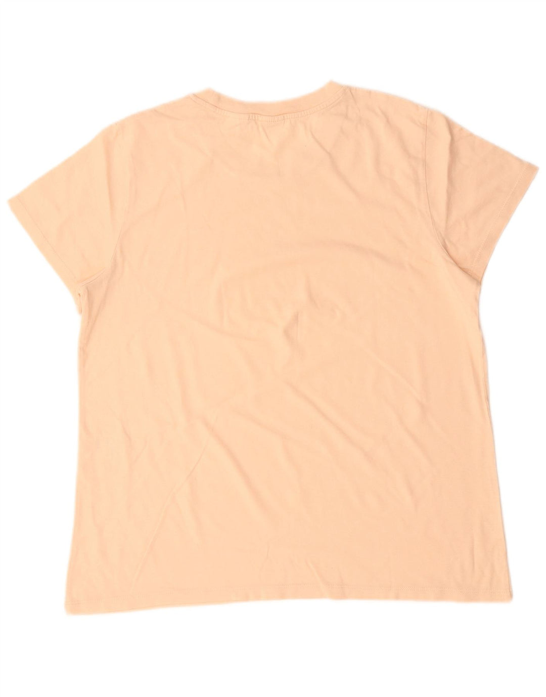 Levi's Damen T-Shirt Top UK 16 Large Beige Baumwolle