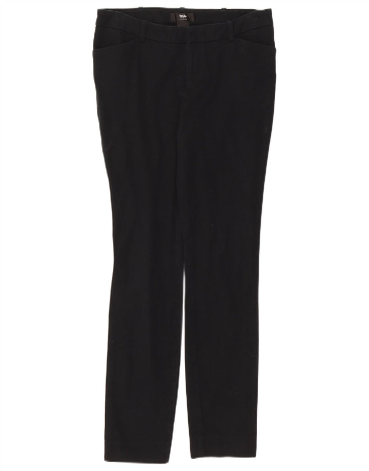 MOSSIMO Womens Slim Casual Trousers US 6 Medium W30 L30 Navy Blue Cotton