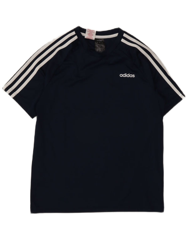 Adidas Jungen T-Shirt Top 13-14 Jahre Marineblau Polyester Sport