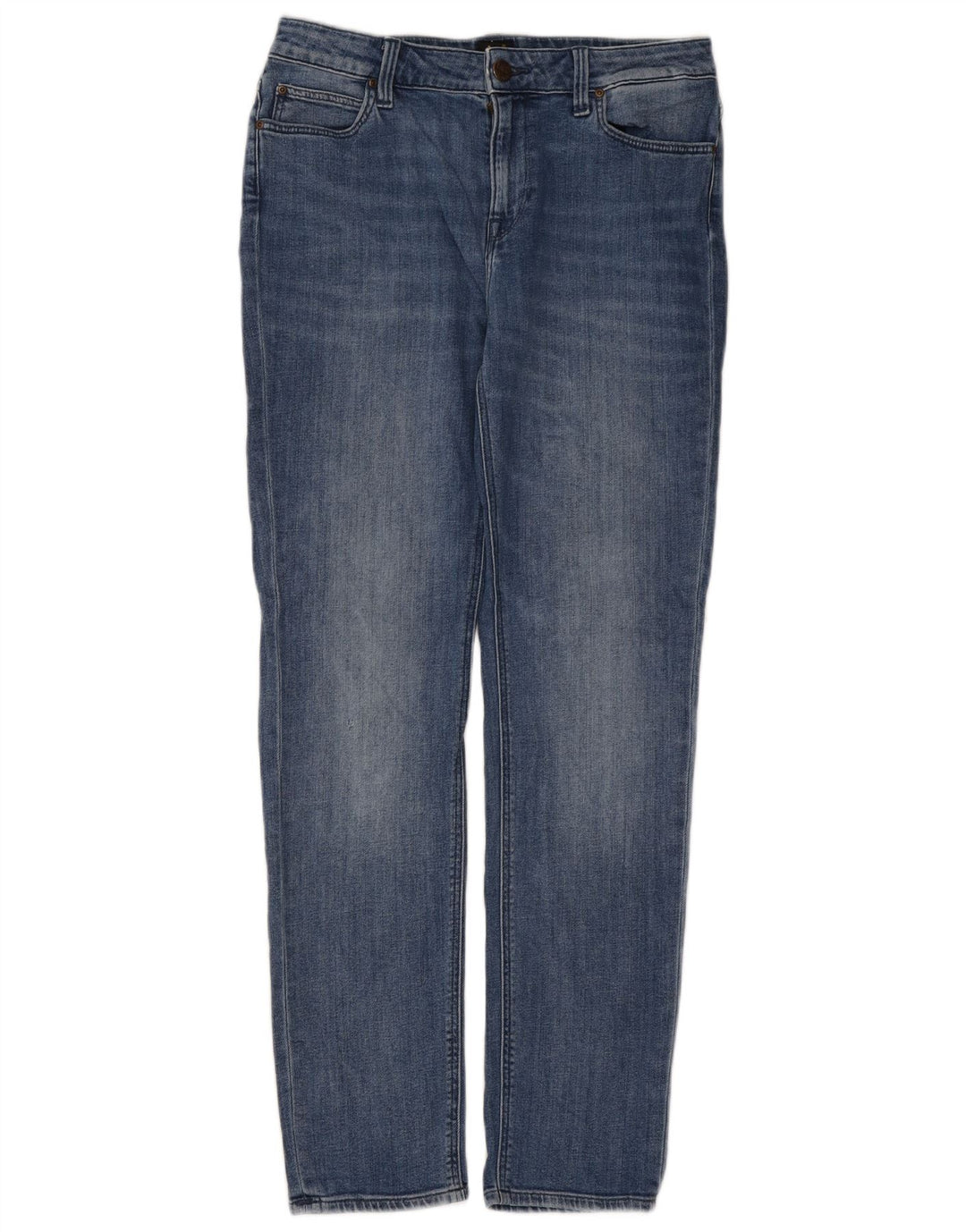 Lee Damen Elly Slim Jeans W30 L31 Blaue Baumwolle