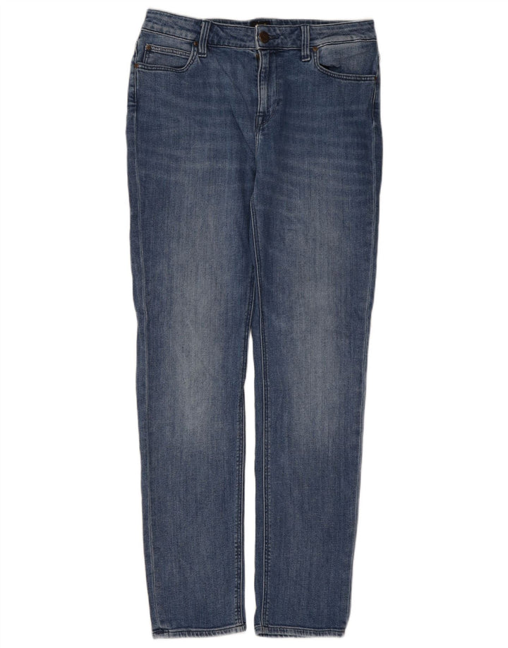 Lee Damen Elly Slim Jeans W30 L31 Blaue Baumwolle