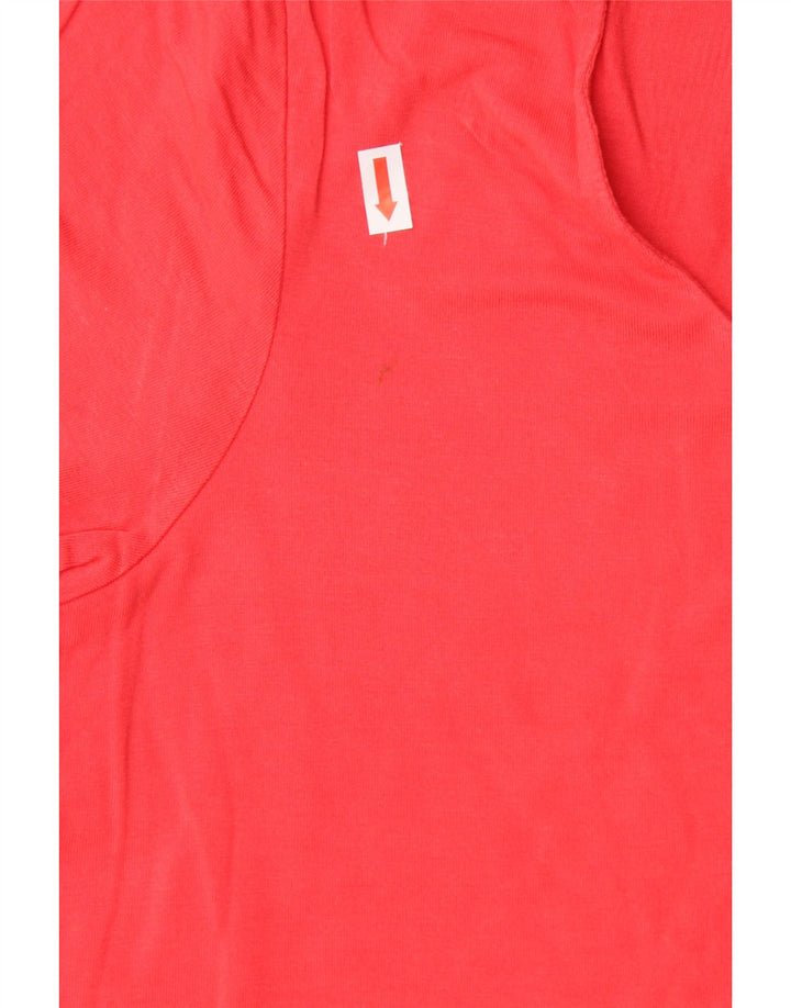 HOBBS Womens T-Shirt Top UK 16 Large Red Viscose Vintage Hobbs and Second-Hand Hobbs from Messina Hembry 