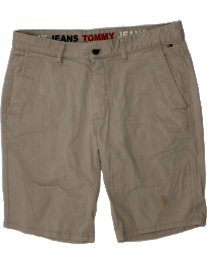 TOMMY HILFIGER Mens Casual Shorts W33 Medium  Grey Cotton Vintage Tommy Hilfiger and Second-Hand Tommy Hilfiger from Messina Hembry 