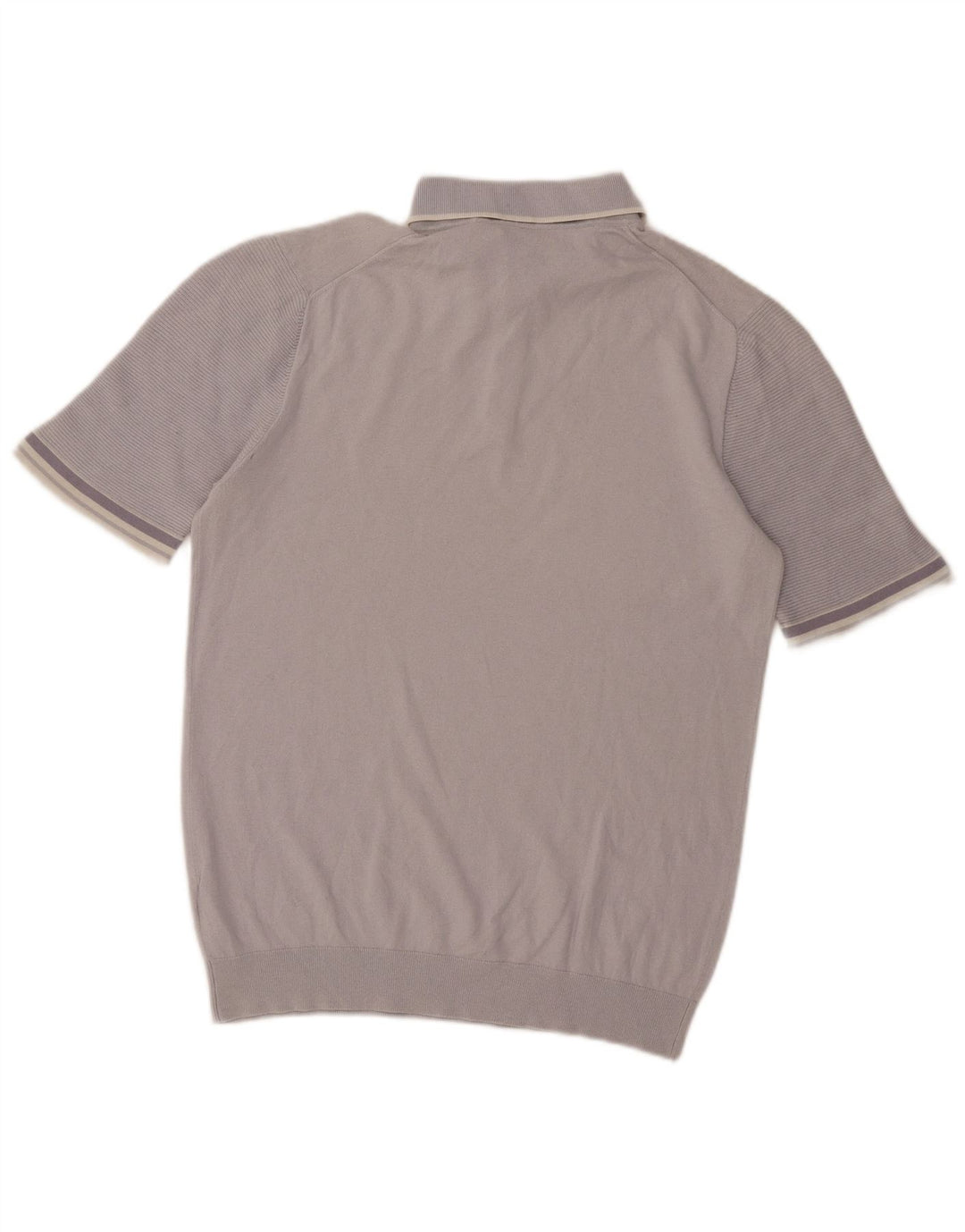 Reiss Herren-Poloshirt aus mittelgrauer Baumwolle