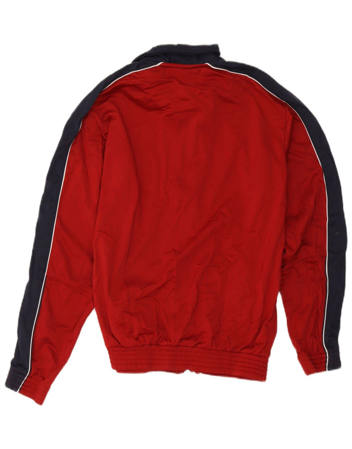Champion Damen-Trainingsanzugoberteil, UK 16, Größe L, Rot, Colourblock-Polyester