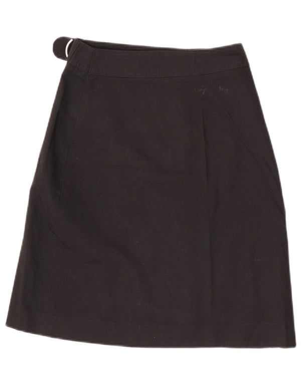 Trevira Damen Wickelrock W32 Large Schwarz Polyester