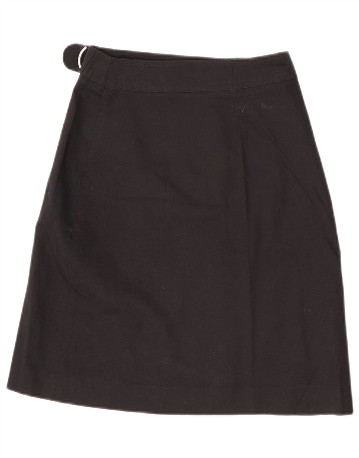 Trevira Damen Wickelrock W32 Large Schwarz Polyester