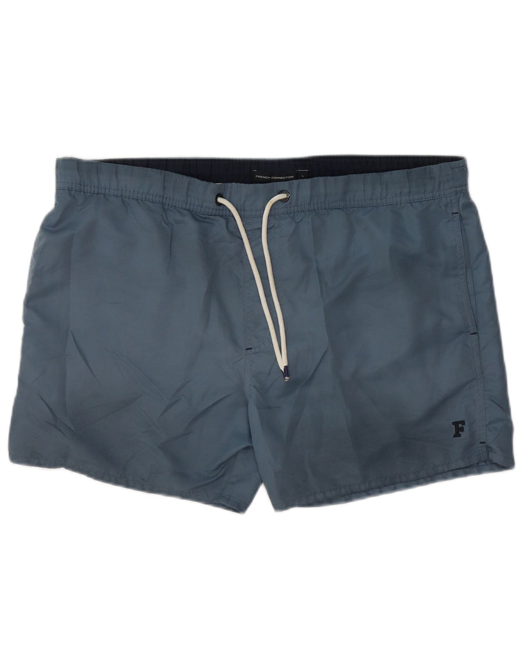 FRENCH CONNECTION Herren-Badeshorts, groß, graues Polyester