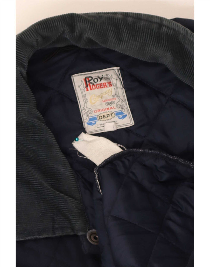 Roy Rogers Herren Steppjacke UK 42 XL Marineblau