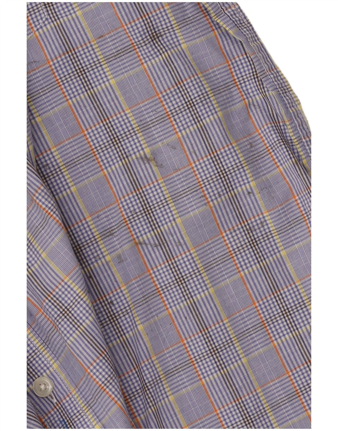 Eddie Bauer Herrenhemd XL, blau kariert, Baumwolle