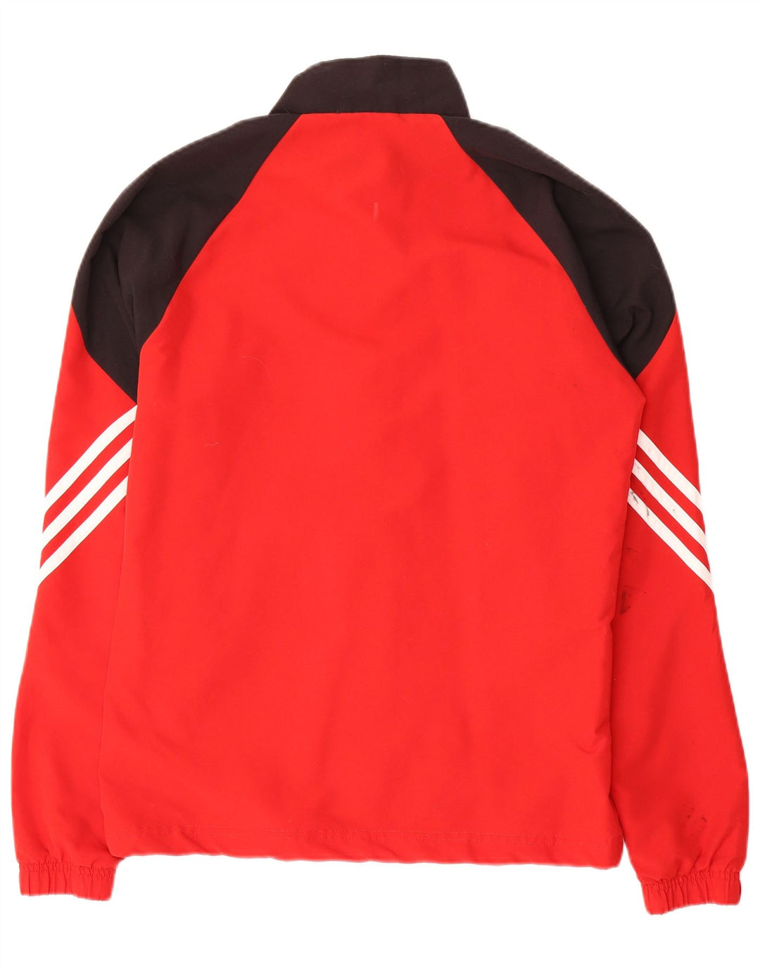 Adidas Herren-Trainingsanzug-Top-Jacke, kleines rotes Farbblock-Polyester