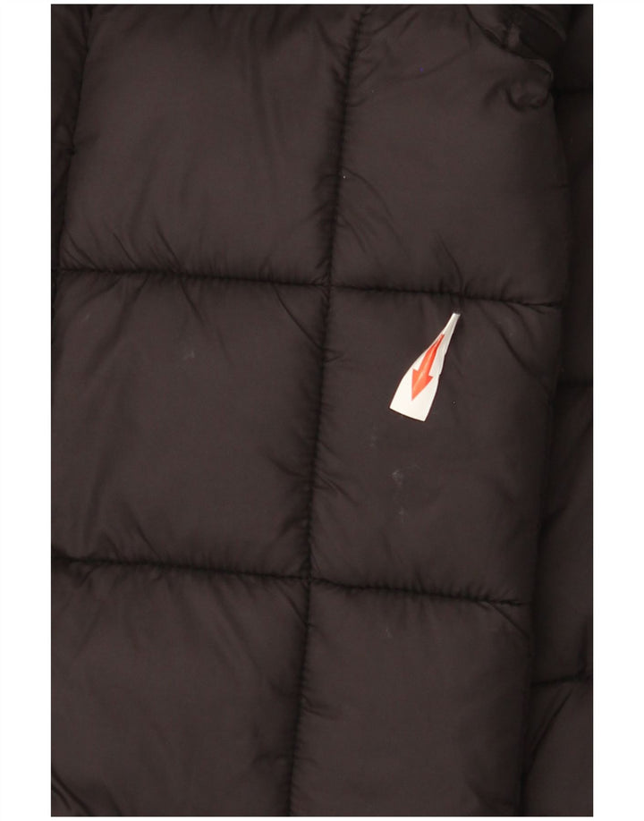 Fila Wattierte Jacke mit Kapuze für Jungen, 13–14 Jahre, Schwarz