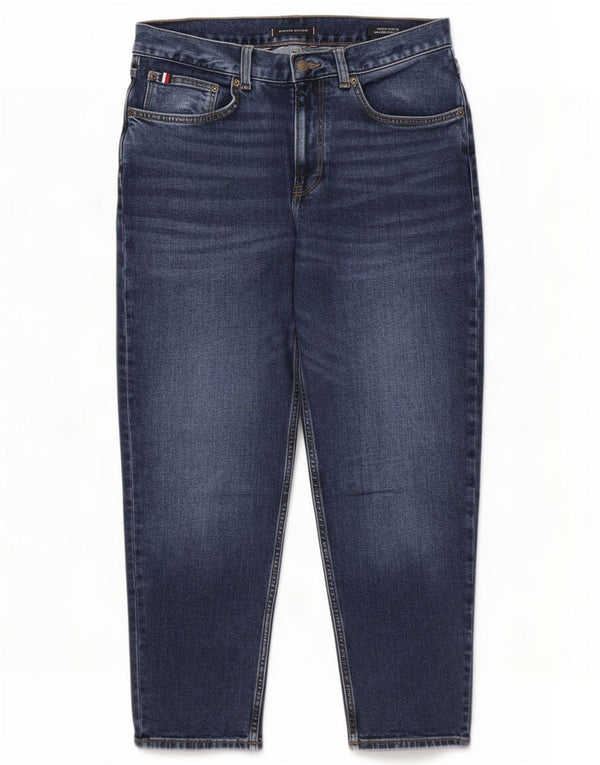 Tommy Hilfiger Herren Harlem Relaxed Fit Tapered Jeans W32 L30 Blaue Baumwolle