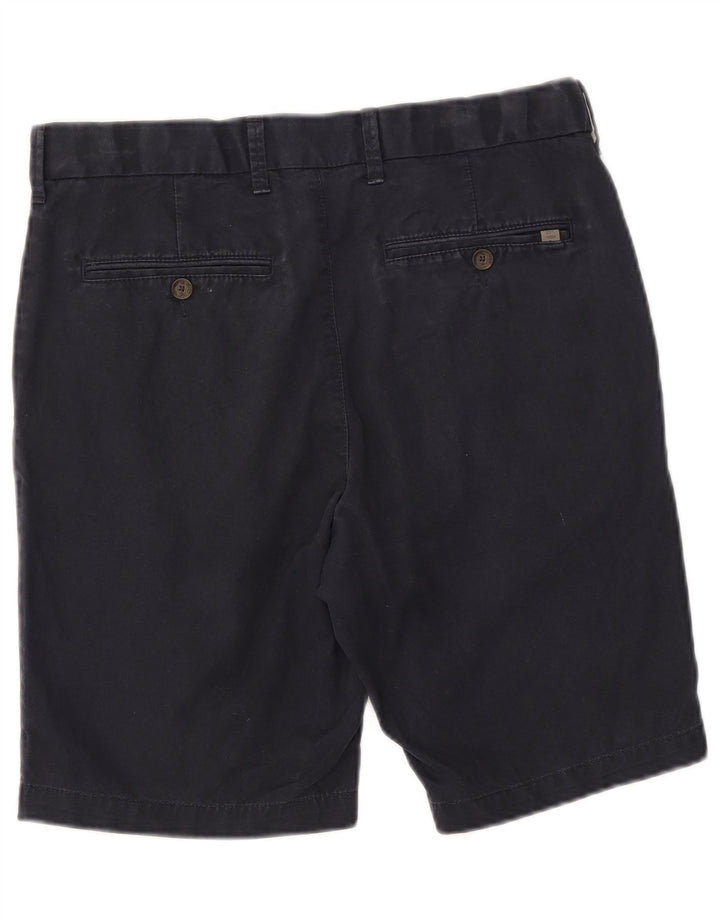 Marks & Spencer Herren-Chinoshorts W32, mittelmarineblaue Baumwolle