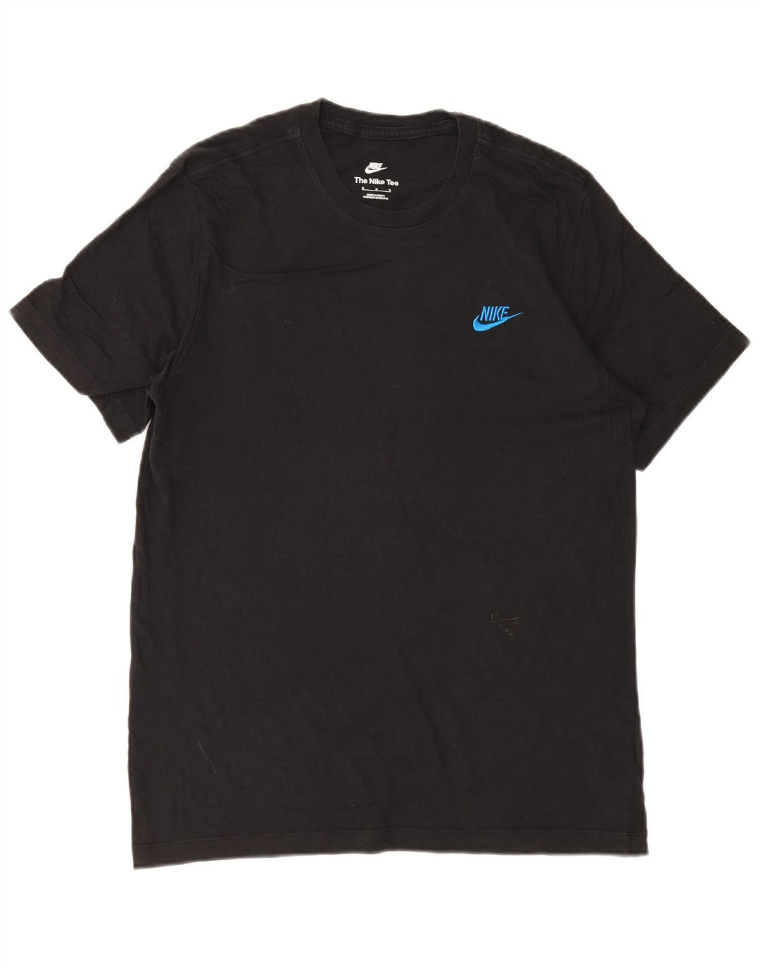 NIKE Herren T-Shirt Top Medium Schwarz Baumwolle
