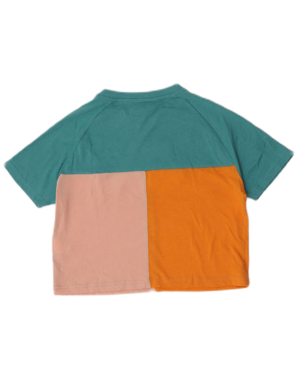 Kappa Womens Graphic T-Shirt Top UK 14 Medium Mehrfarbig Colourblock