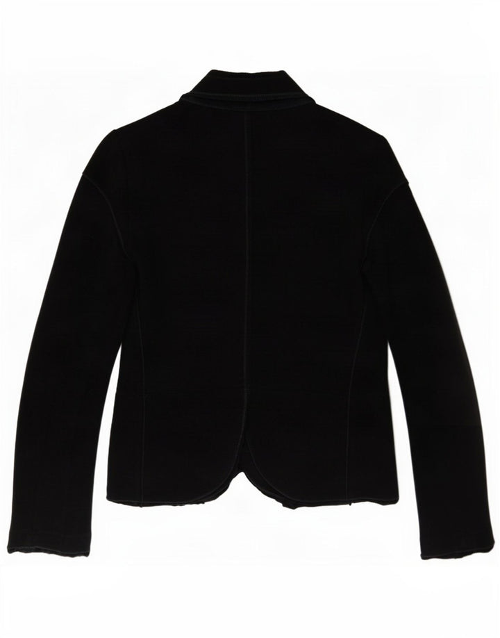 Marithe Francois Girbaud Damen 5-Knopf-Blazerjacke IT 42 Mittelschwarz