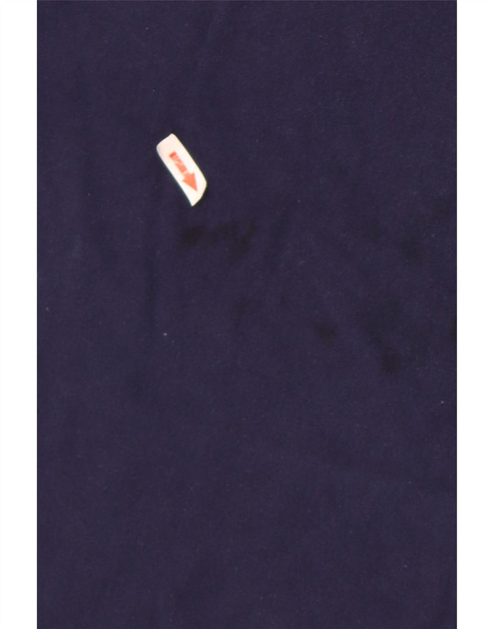 Nike Herren T-Shirt Top Large Marineblau Baumwolle