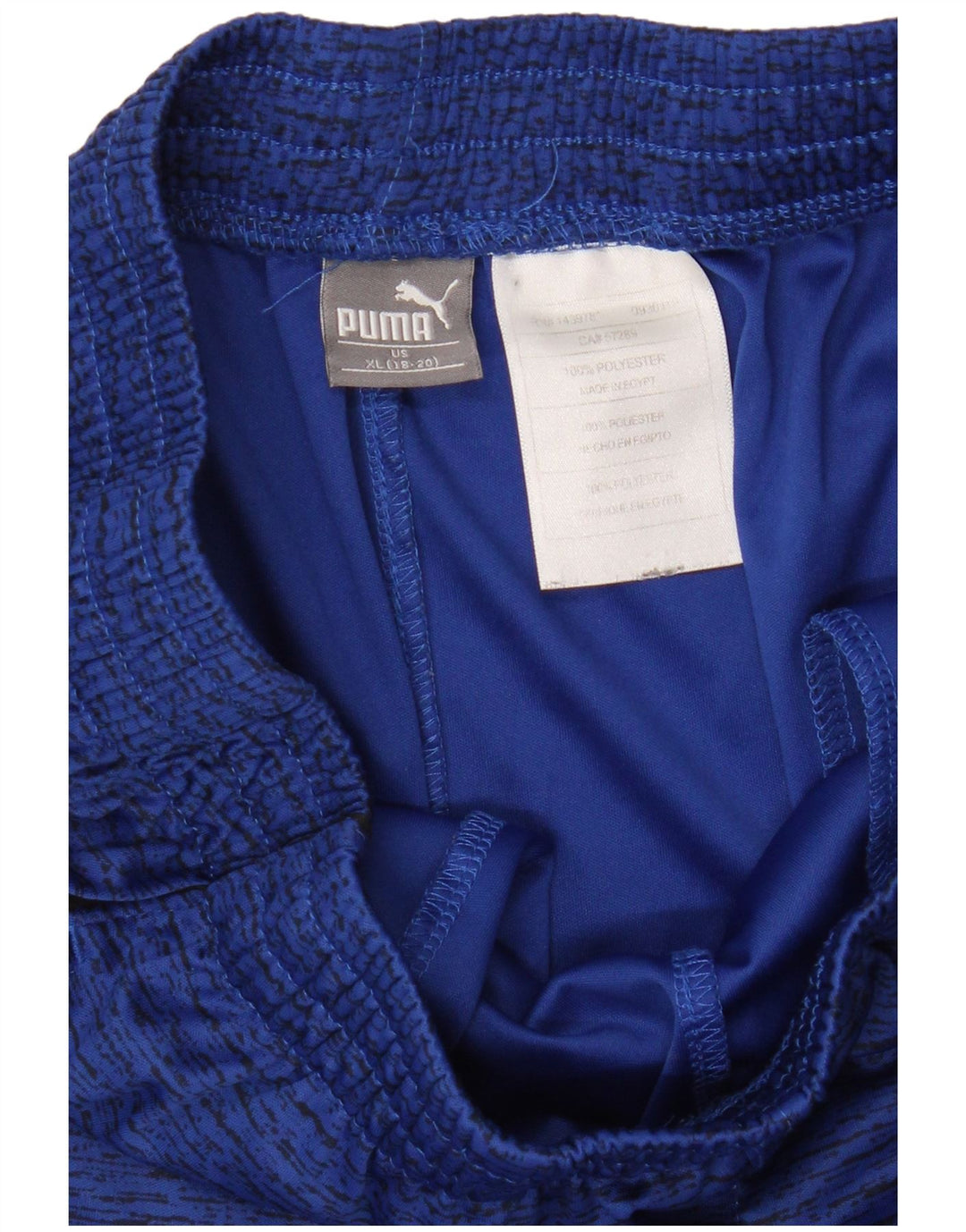 Puma Jungen Sport Shorts 13-14 Jahre XL Marineblau geflecktes Polyester