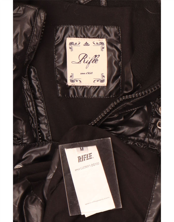 Rifle Womens Utility Jacke UK 12 Mittelschwarzes Polyester