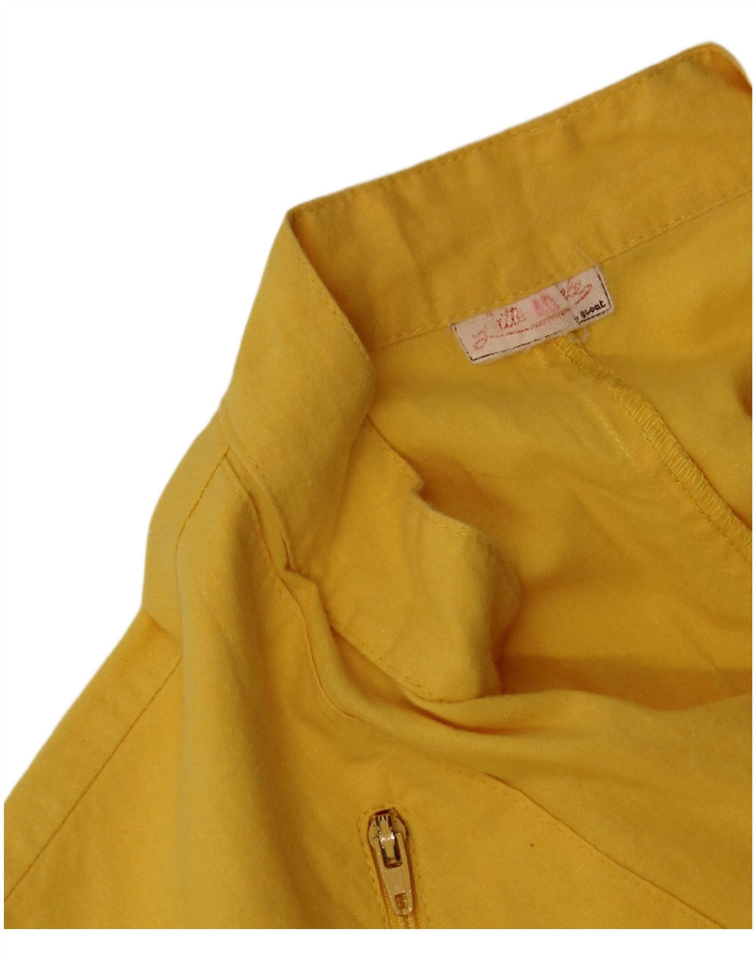 Vintage Damen Ärmelloser Overall IT 40 Klein Gelb