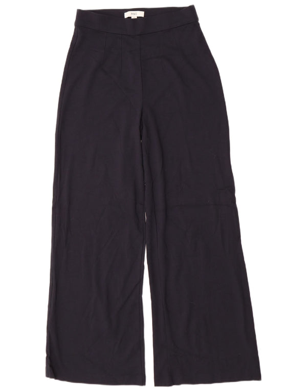 Marks & Spencer Damen-Trainingshose mit weitem Bein, Gr. 10, Marineblau