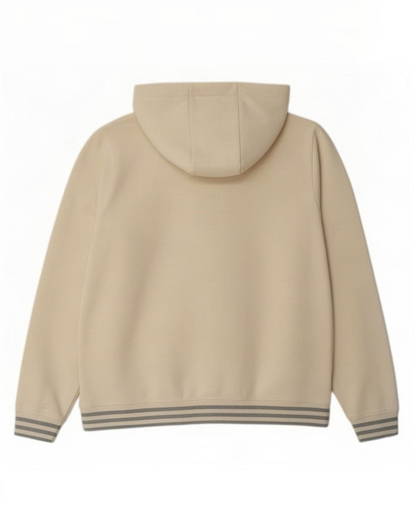 Crew Clothing Damen Kapuzenpullover UK 12 Mittelweiße Baumwolle
