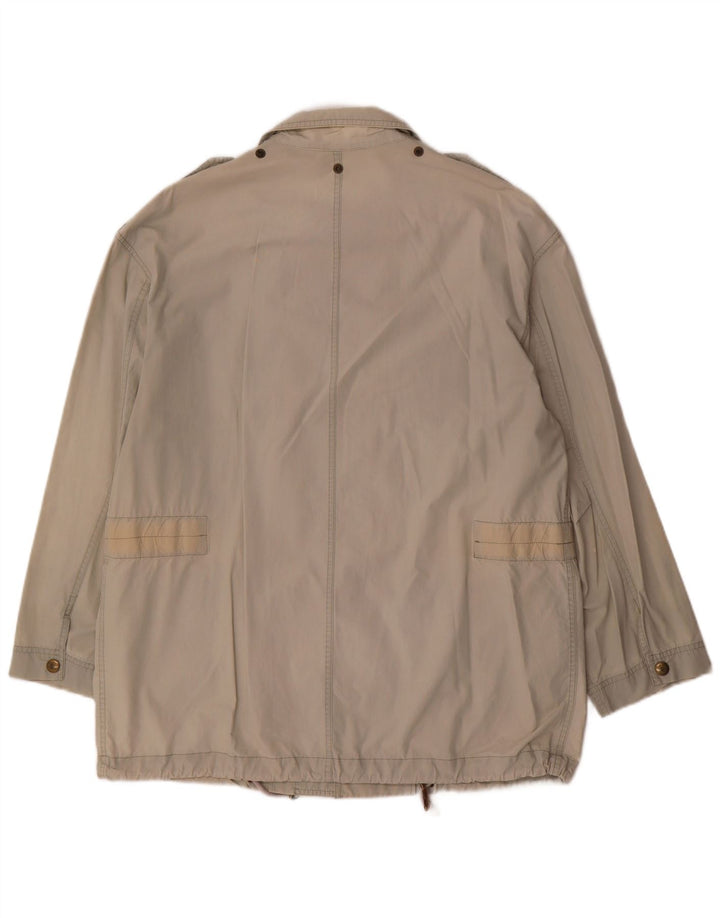Vintage Herren Militärjacke UK 38 Mittelbeige Baumwolle