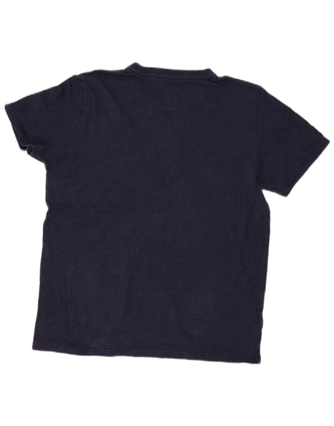 Fred Perry Herren T-Shirt Top Large Marineblau Baumwolle