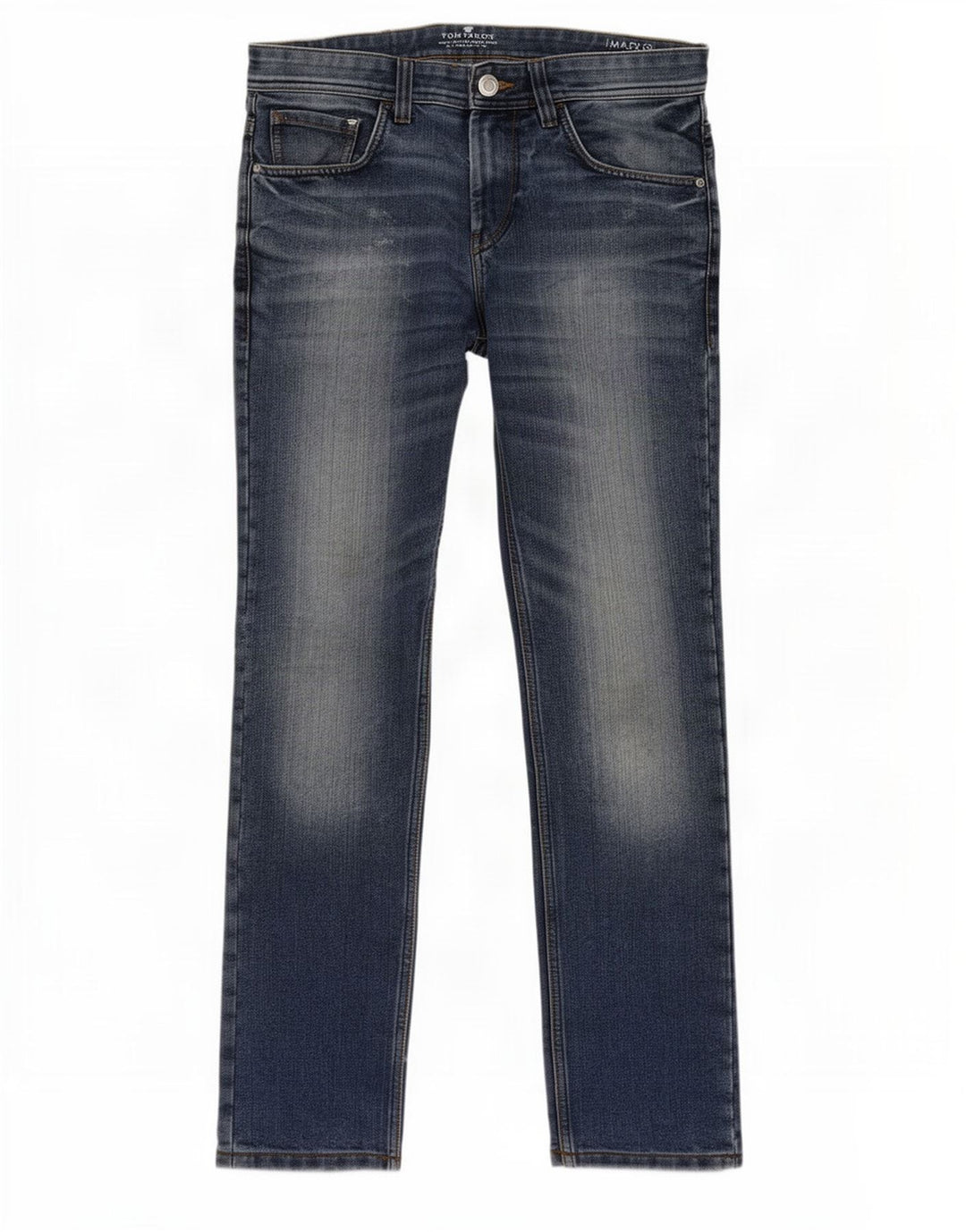 Tom Tailor Herren Straight Jeans W30 L29 Marineblau Baumwolle