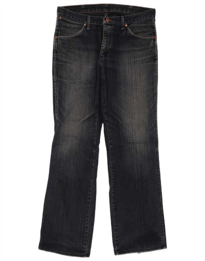 Wrangler Herren Alaska Bootcut Jeans W33 L31 Marineblaue Baumwolle
