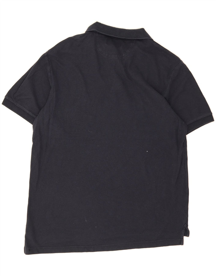 CHAPS Mens Polo Shirt Large Navy Blue Cotton Vintage Chaps and Second-Hand Chaps from Messina Hembry 