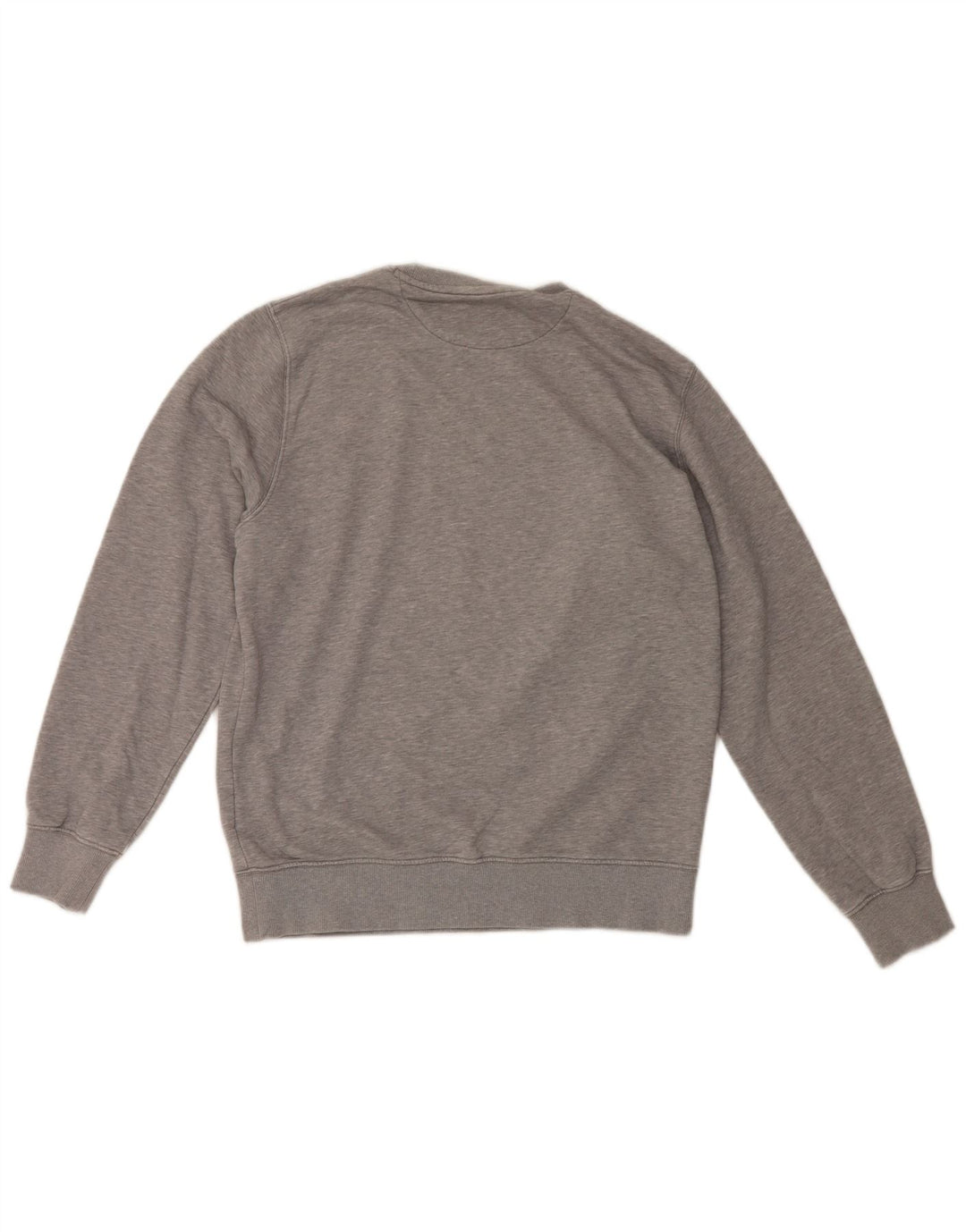 Gant Herren-Sweatshirt-Pullover aus mittelgrauer Baumwolle
