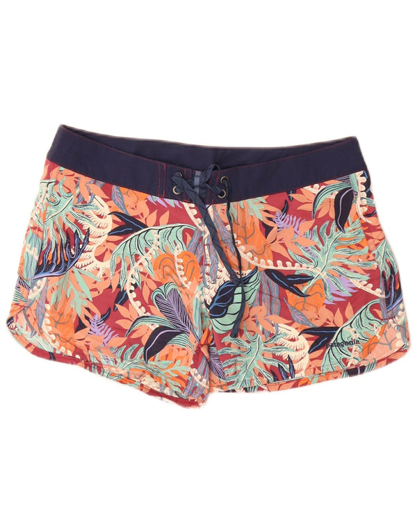 Patagonia Damen Badeshorts US 2 XS Mehrfarbiges florales Nylon