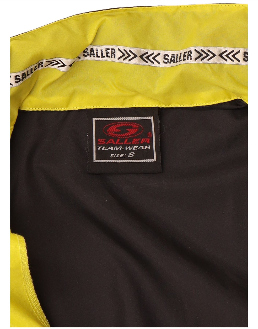 Saller Grafische Regenjacke für Herren, UK 36, Small, Gelb, Colourblock-Polyamid