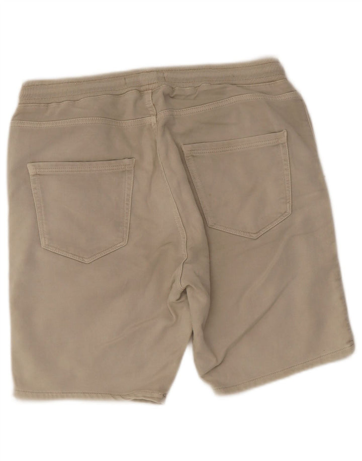 Zara Herren-Cargo-Shorts, groß, W32, beige Baumwolle
