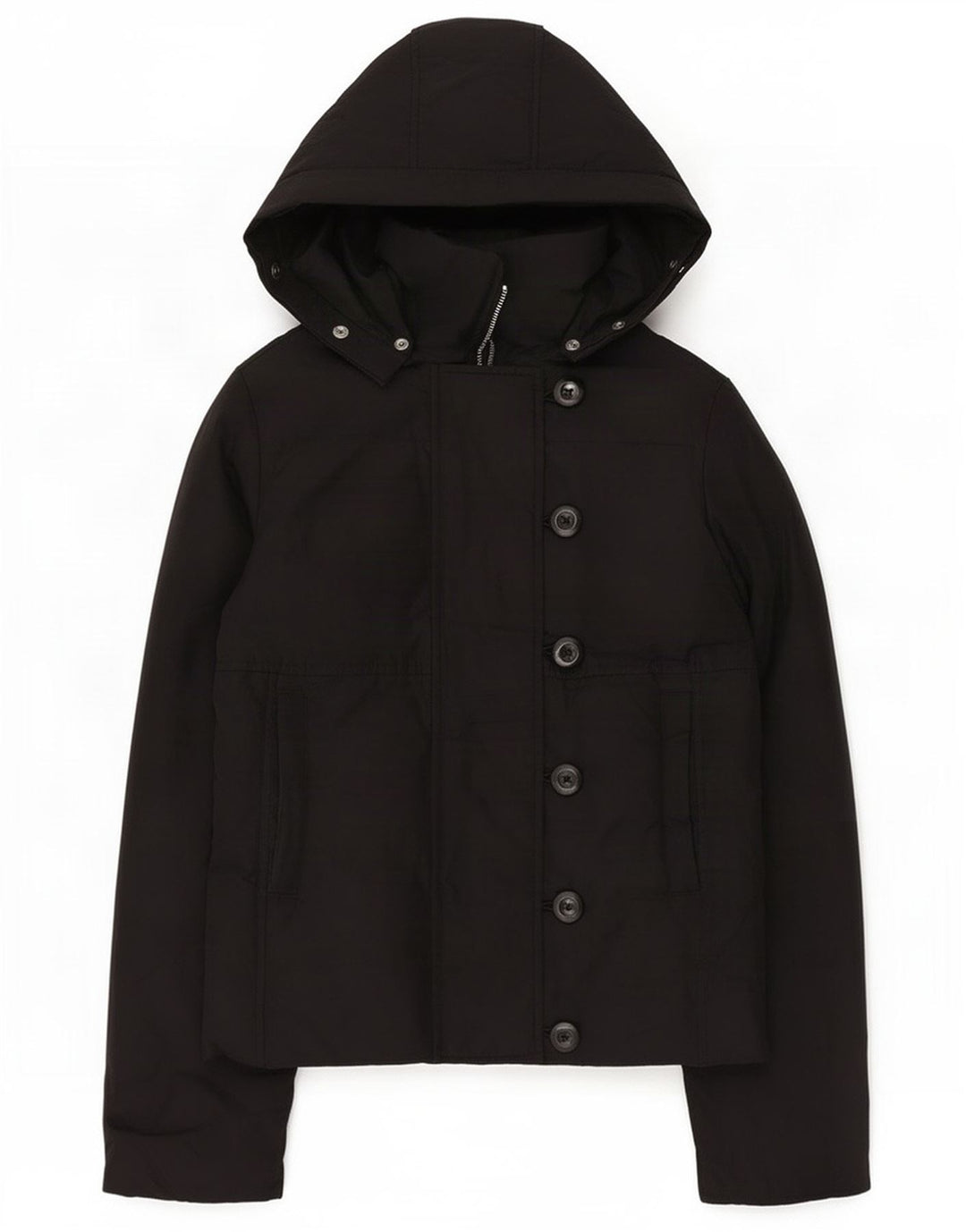 Gap Damen-Windbreakerjacke mit Kapuze, UK 6, XS, Schwarz, Polyester