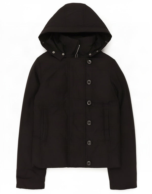 Gap Damen-Windbreakerjacke mit Kapuze, UK 6, XS, Schwarz, Polyester