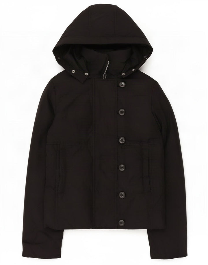 Gap Damen-Windbreakerjacke mit Kapuze, UK 6, XS, Schwarz, Polyester